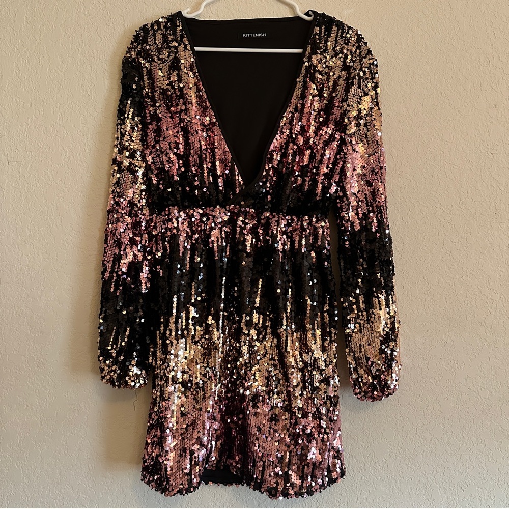 Pink And Gold Party Dress